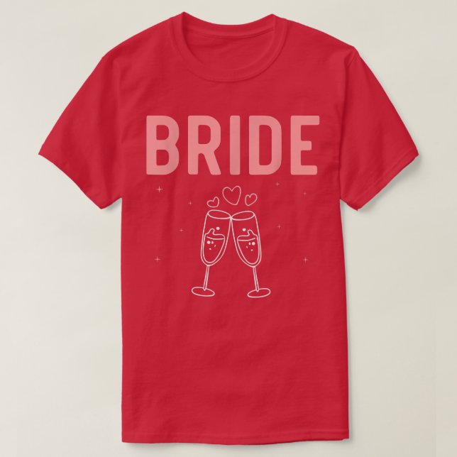Wedding Bridal Shower Bachelorette Party Women Br T-Shirt (Design Front)