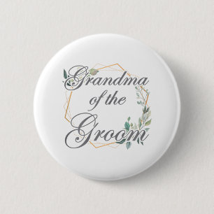 Wedding Bridal Shower Bride Grandma Of The Groom _ 6 Cm Round Badge