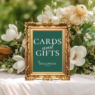 Wedding Bridal Shower Cards and Gifts Poster