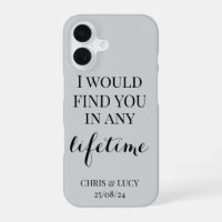 Wedding, bride and groom personalized phone case