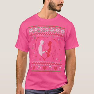 Wedding Bride and Groom Ugly Christmas Sweater Sty