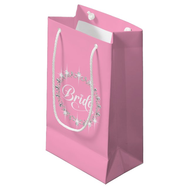 Wedding Bride Gift Bag (Front Angled)