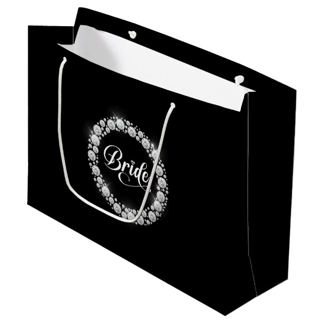 Wedding Bride Gift Bag (Front Angled)