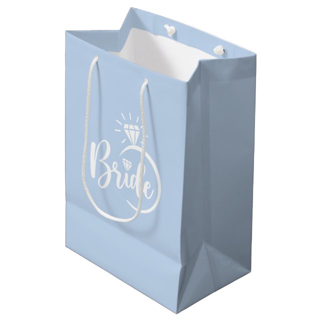 Wedding Bride Gift Bag (Front Angled)