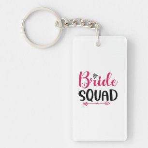 Wedding Bride Squad Key Ring