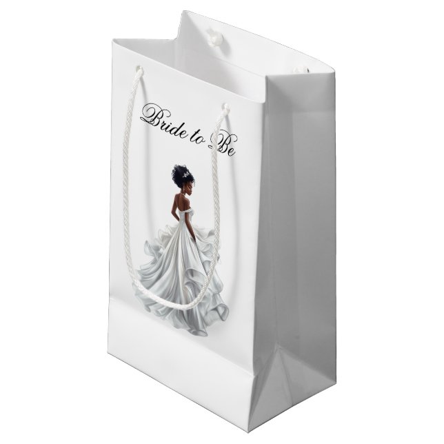 Wedding Bride to Be Gift Bag (Front Angled)