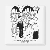 Wedding - Bridegroom Practical Joke Cartoon
