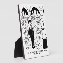 Wedding - Bridegroom Practical Joke Cartoon