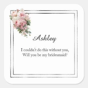 Wedding Bridesmaid Gift Stickers