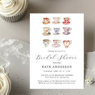 Wedding Brunch Tea Party Bridal Shower Invitation