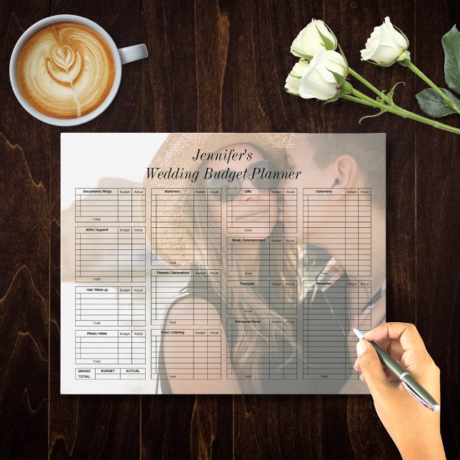 wedding budget planner photo Paper Sheet (Creator Uploaded)