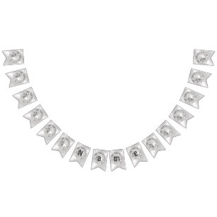 Wedding bunting flags