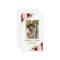 Wedding Burgundy Floral Registry Insert Photo Card