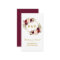 Wedding Burgundy Wreath Registry Insert Card GB