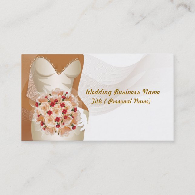 Wedding Business Card (Front)