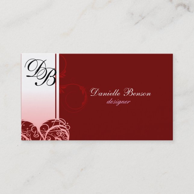 Wedding Business Card (Front)