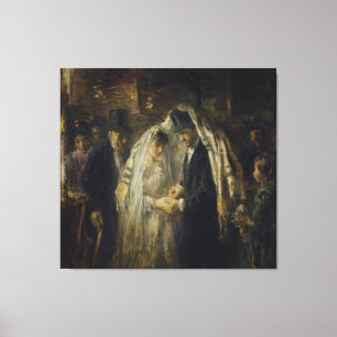 Wedding , by Jozef Israëls Canvas Print