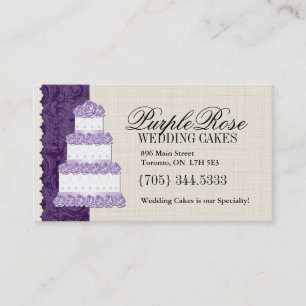Wedding Cake Artist Business Cards