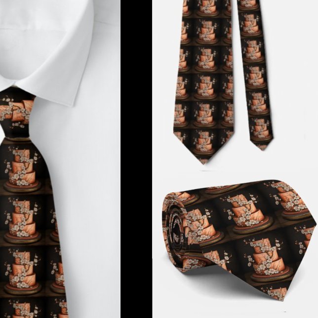 Wedding Cake Baker Bakery Necktie (Creator Uploaded)