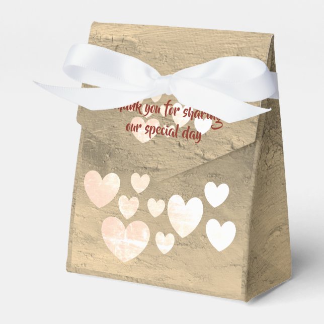 wedding cake box by dalDesignNZ (Front Side)