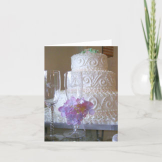Wedding Cake Card