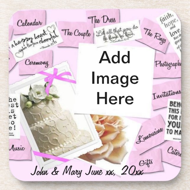 Wedding Cake Coaster (Front)