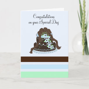 Wedding Cake Congratualtions Card