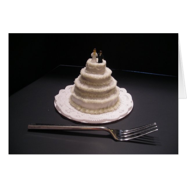 Wedding cake cupcake (Front Horizontal)