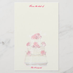 Wedding Cake Custom Paper! Stationery