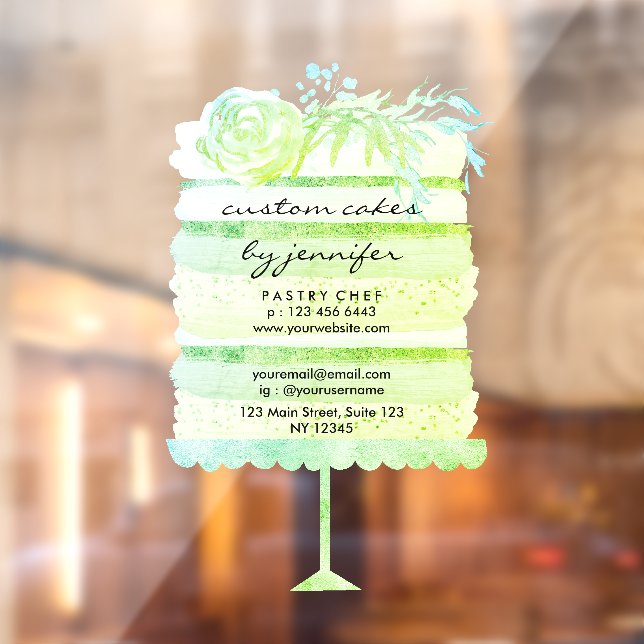 Wedding cake cutout green event planner (Sheet 2)