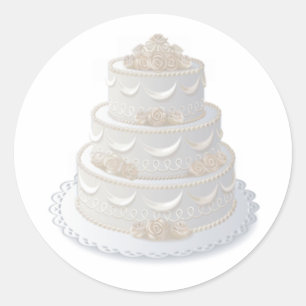 Wedding Cake Envelope Seal
