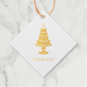 Wedding Cake Favour Tags