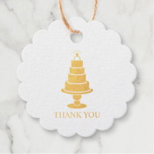 Wedding Cake Favour Tags