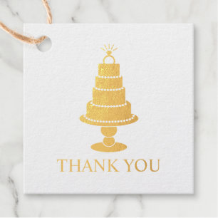 Wedding Cake Favour Tags