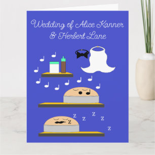 Wedding Cake Layers Well-wishes Card