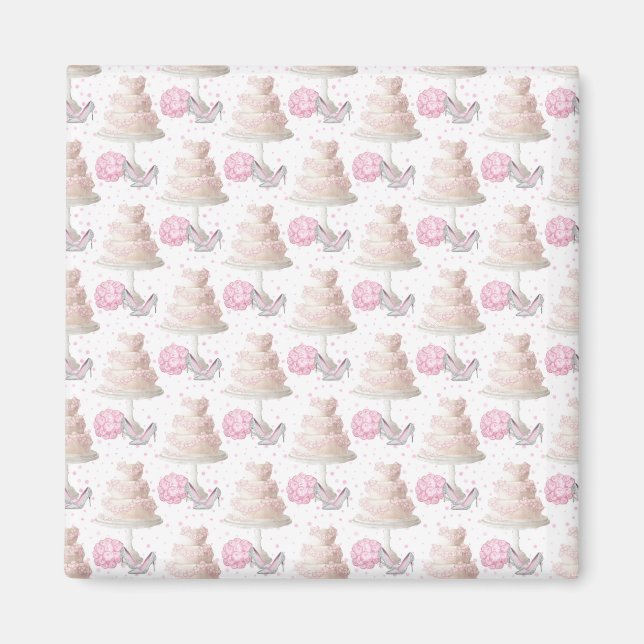 Wedding Cake Magnet (Front)