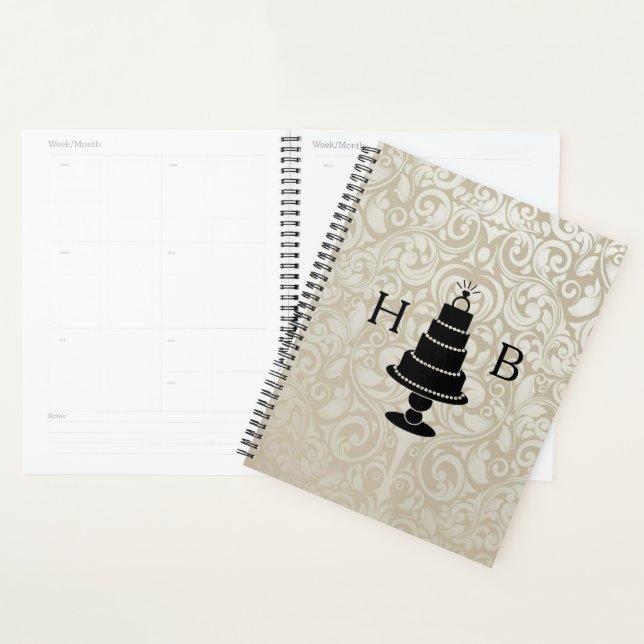 Wedding Cake Monogram Planner (Display)