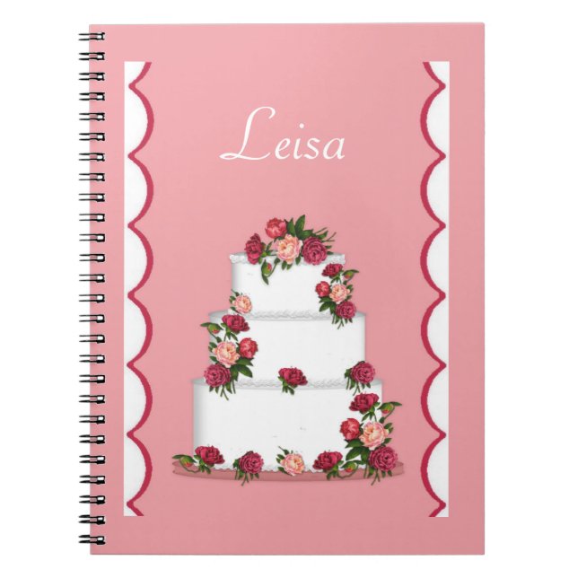 Wedding Cake Notebook (Front)