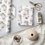 Wedding Cake Pastel Watercolor Wedding Wrapping Paper<br><div class="desc">Elegant watercolor hand drawn wedding cake design.  All done in soft pastels.  Perfect for all your bridal shower and wedding gifts. The perfect wrapping paper for a special life event.</div>