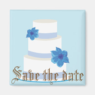 Wedding Cake Sweet Dessert Peace Love Destiny Magnet