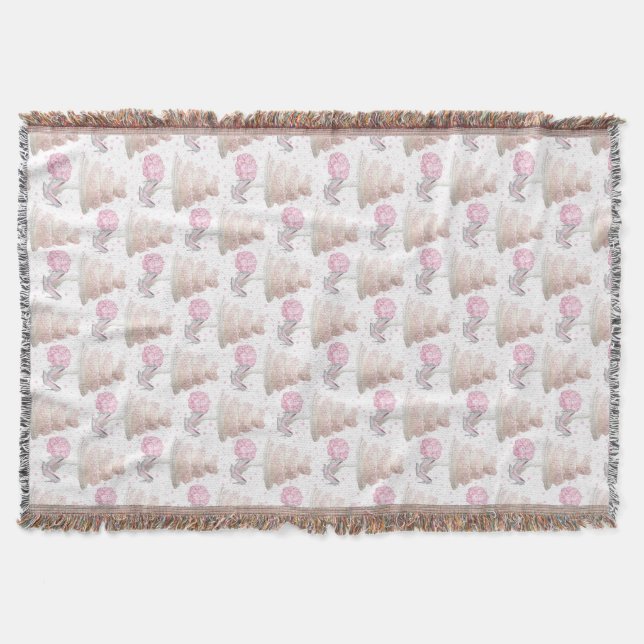 Wedding Cake Throw Blanket (Front)