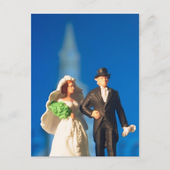 Wedding Cake Topper Postcard (Front)