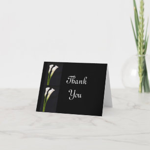 WEDDING CALA LILY THANK YOU NOTES