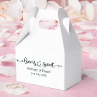 Wedding Calligraphy Heart Love Is Sweet Candy