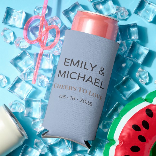Wedding Can Coolers | Modern Party Favour (In Situ Summer)