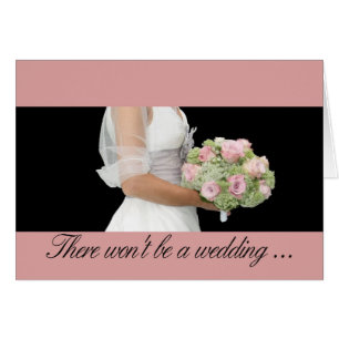 Wedding cancellation announcement
