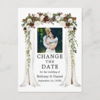 Wedding Canopy Green Forest Floral Change The Date