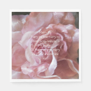 wedding canvas napkin