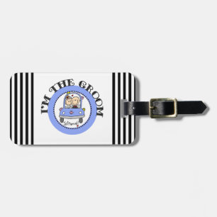 Wedding Car Groom Luggage Tag
