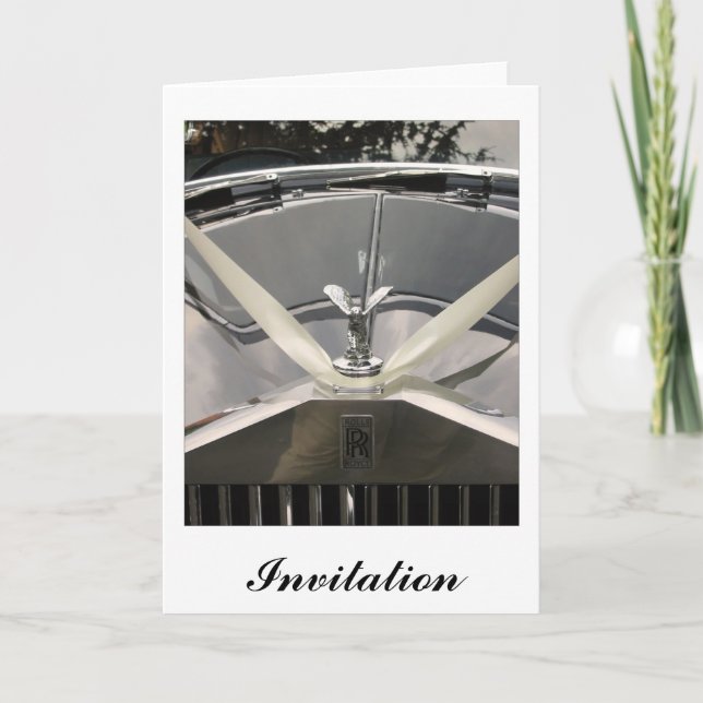 Wedding Car, Invitation (Front)